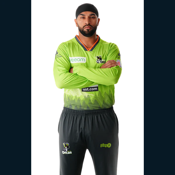 Jasdeep Singh portrait in Official Seattle Orcas 2026 squad shirt