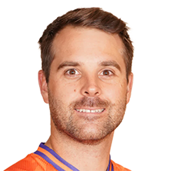 Ryan Burl portrait in Cricket playing shirt