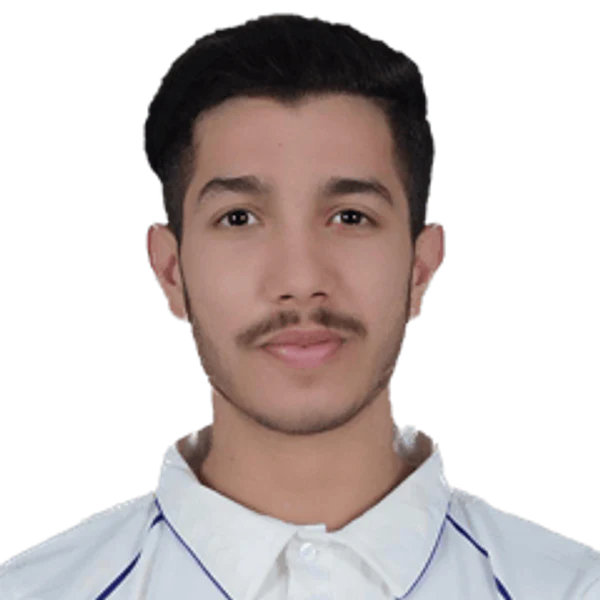 Saeed Ali portrait in Cricket playing shirt