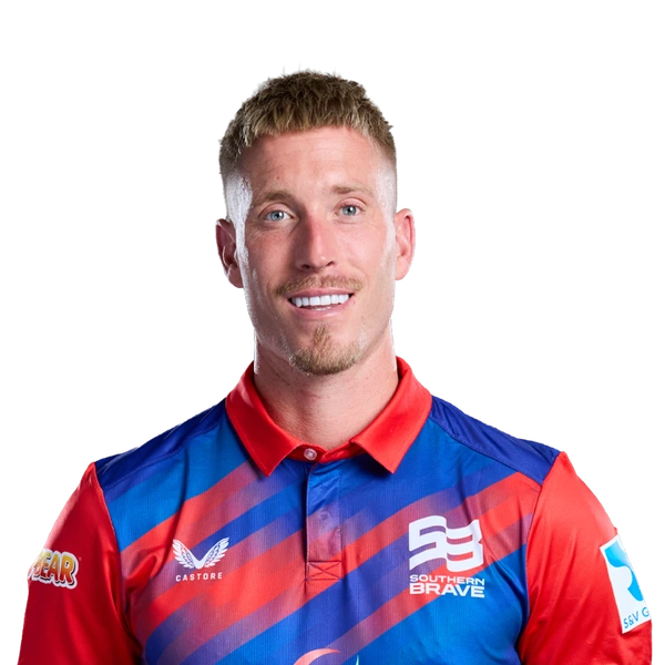Luke Wood portrait in Official Southern Brave 2026 squad shirt
