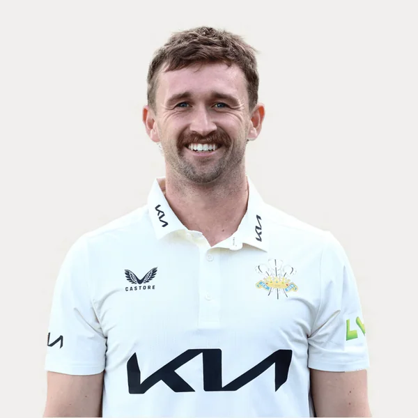 Cameron Steel portrait in Official Surrey squad shirt