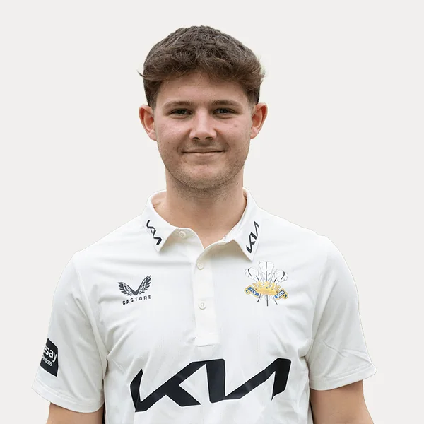 Tommy Ealham portrait in Official Surrey squad shirt
