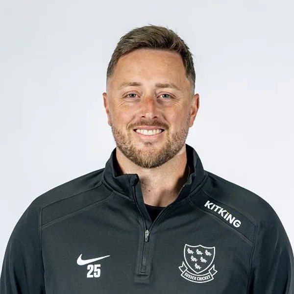 Ollie Robinson portrait in Official Sussex player-directory shirt or playing portrait