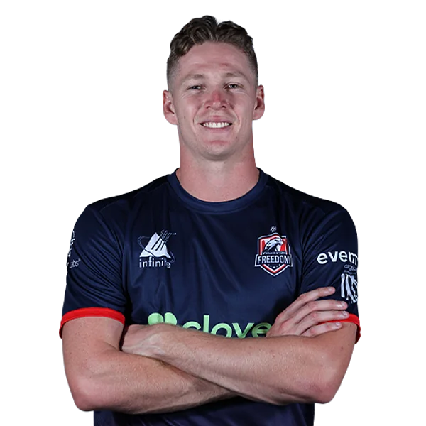 Jack Edwards portrait in Official Washington Freedom squad shirt