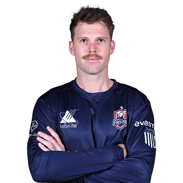 Lockie Ferguson portrait in Official Washington Freedom squad shirt