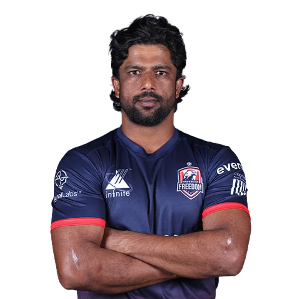 Mukhtar Ahmed portrait in Official Washington Freedom squad shirt